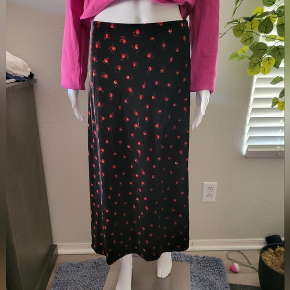 Loft Velvet Maxi Skirt - Picture 1 of 5